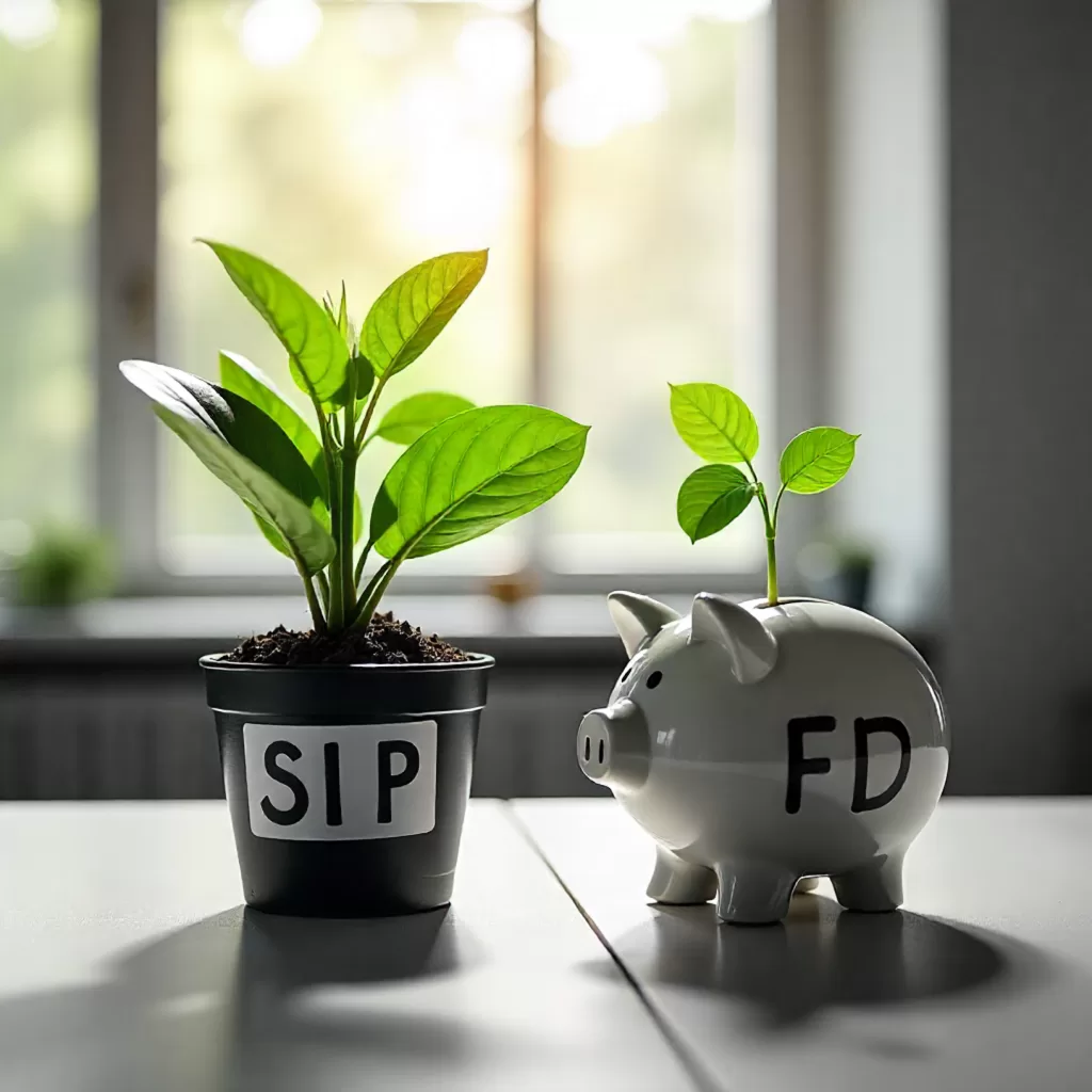 "fixed deposit vs sip comparison, sip vs fd benefits, best sip plans in india, best sip for long term, sip calculator, fd calculator, sip returns, sip minimum investment, systematic investment plan, swp mutual funds for monthly income, tax saving investment options, top performing mutual funds, best mutual funds for sip, best mutual funds to invest"